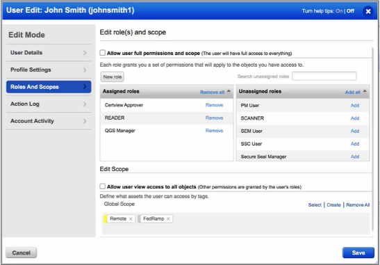 figure 15: User Management
