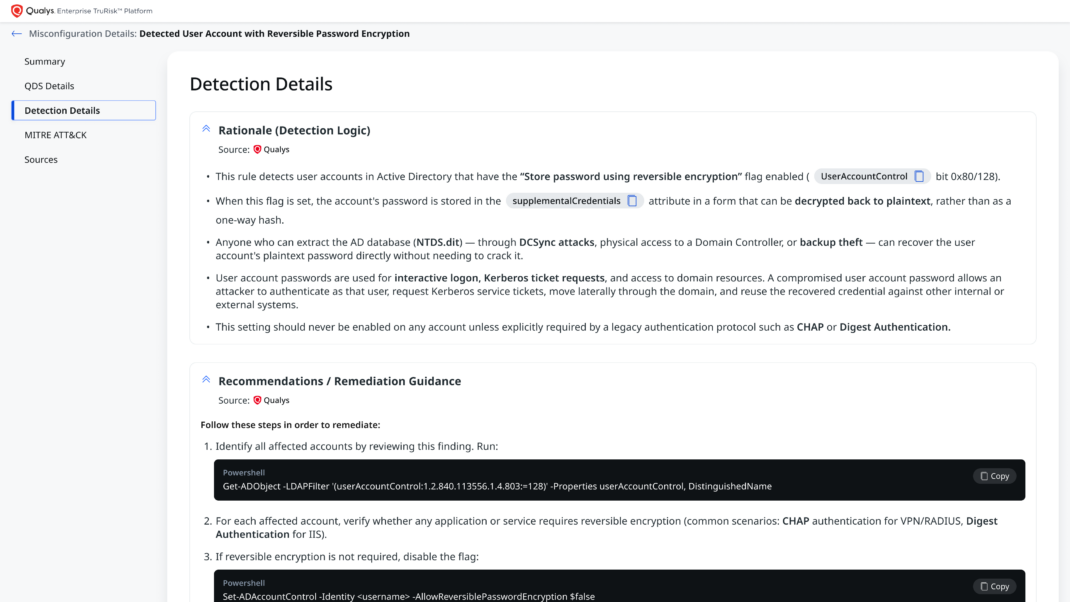 Detection Details and Remediation Guidance